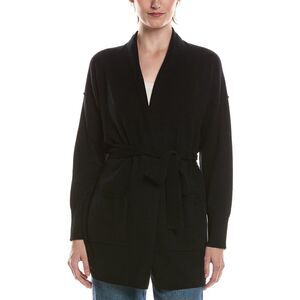 Michael Stars Womens  Nyx Wool & Cashmere-Blend Cardigan, Black